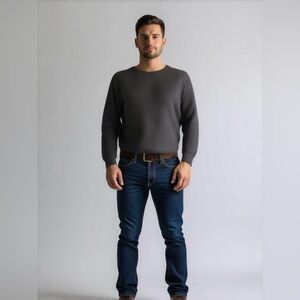 Men's Calvin Klein Jeans Sweater, L/G, Black